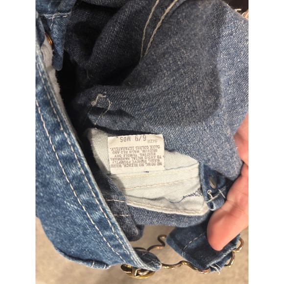 Vintage Oshkosh denim overalls 2 size 6-9 and one size 3-6 months - Picture 5 of 5